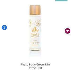 Malie Organics Pikake Body Cream Mini New Unused Hawaiian Jasmine Travel Size